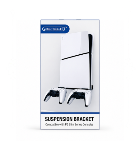 حامل جداري لجهاز PS5 Slim مع قاعدة لتعليق يدات التحك